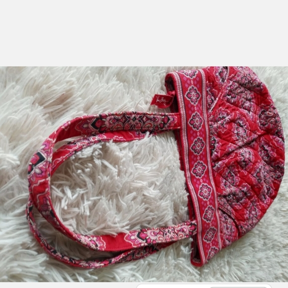 Vera Bradley Vintage Frankly Scarlet Morgan Bag - Picture 2 of 12